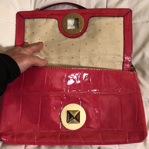 $53 firm NWOT new pink kate spade purse stunning reg $395 - Picture 6 of 11